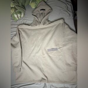 Essentials Light Beige Hoodie xxl new